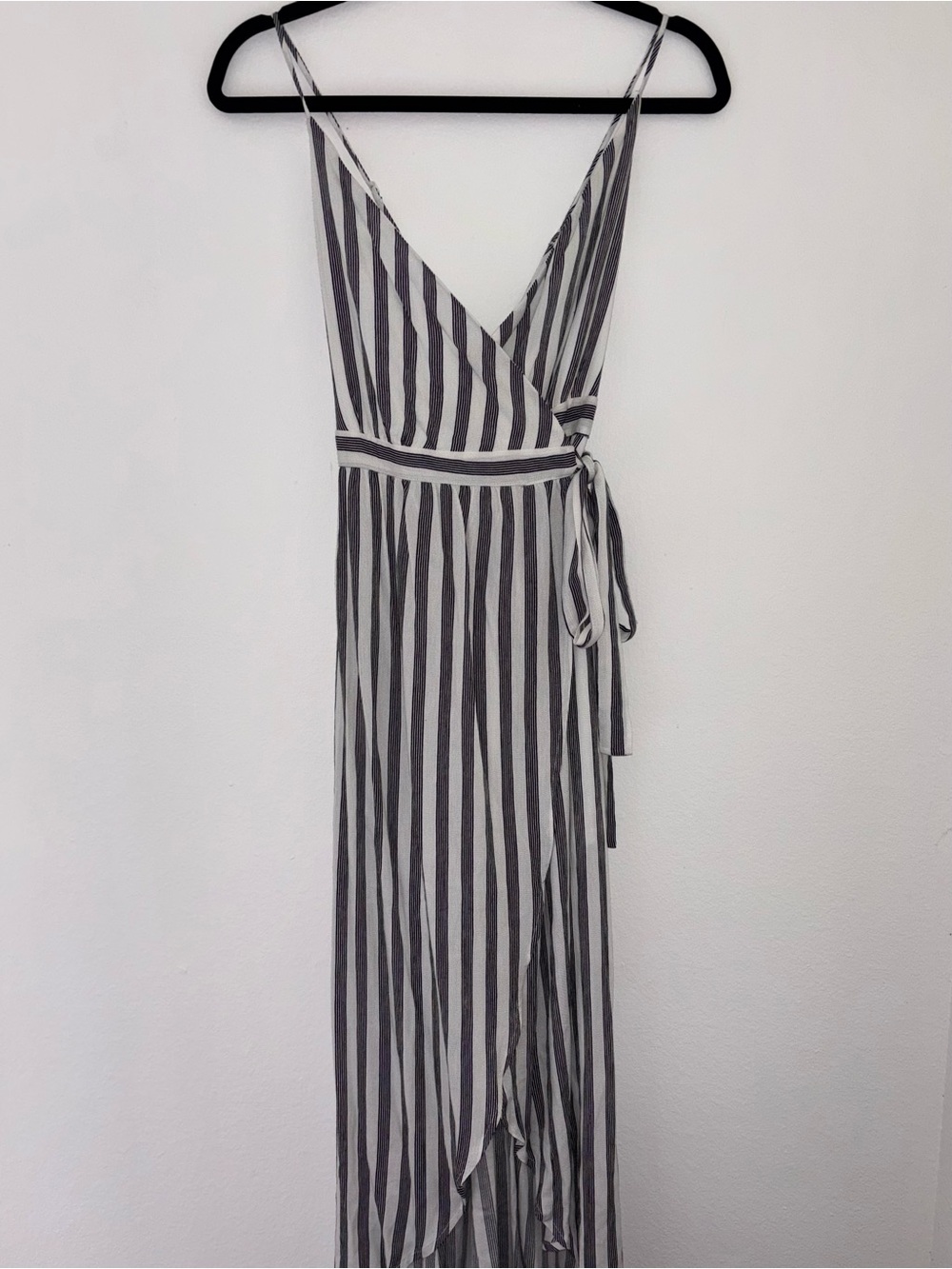 Urban Outfitters Black and White Striped Maxi Dress